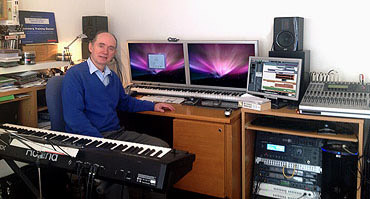 Derek Williams in his studio